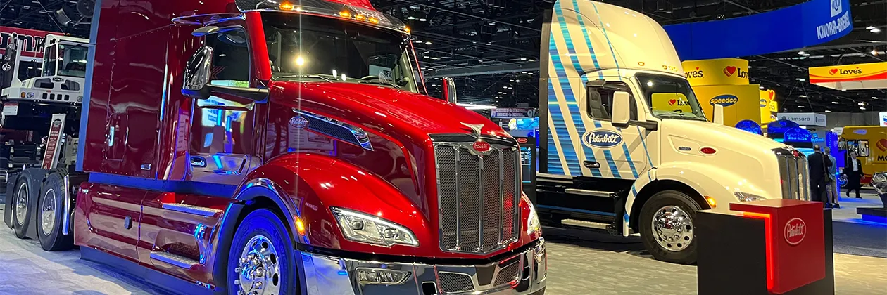 Peterbilt Highlights Aerodynamics & Advanced Technology at TMC - Hero image